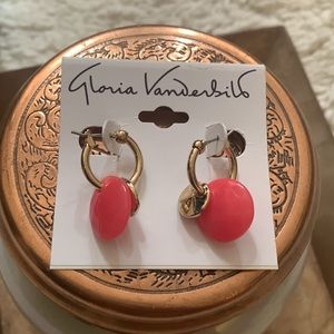 Hot Pink Huggie Hoop Earrings